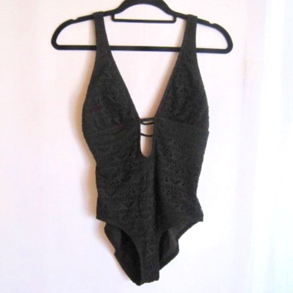 Juicy Couture One Piece Eyelet Bathing Suit